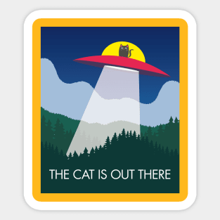 Alien Cat Sticker